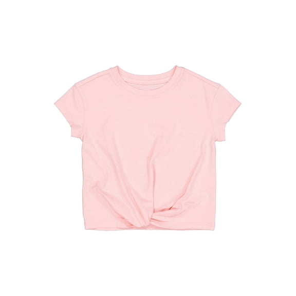 Wonder Nation Girls Short Sleeve Jersey Top, Sizes 4-18 & Plus
