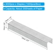 thumbnail image 2 of Uxcell 23/10 Staples for Stapler, 4Box 4000pcs 3/8" Leg Length Standard Flat Clinch, 2 of 6