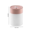 thumbnail image 3 of Bedroom Humidifier, Staron 2026 Silent Cool Mist Mini Humidifier, Portable USB Desktop Humidifier for Home Office Nursery Plants Car, Pink, 3 of 6
