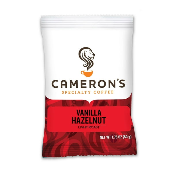 Cameron's Specialty Coffee Vanilla Hazelnut Ground, Portioned Packet, 1