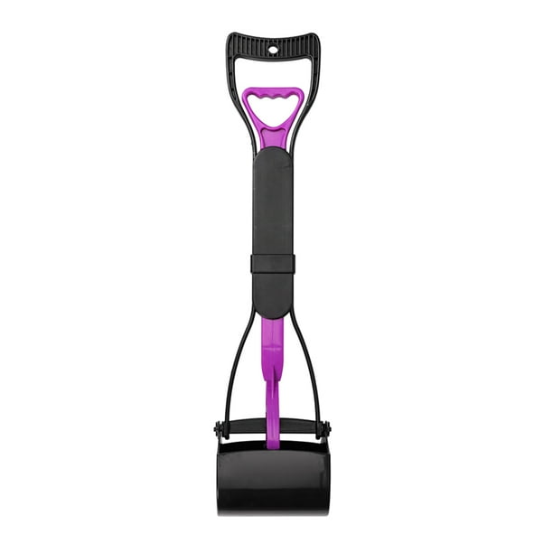 IKAYAA Long Handle Pet Pooper Scooper Dog Cat Waste Picker Jaw Poop