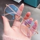 thumbnail image 2 of Gafas lisas poligonales para reparación facial de celebridades de Internet, gafas octogonales anti-luz azul, se pueden equipar con miopía, 2 of 5