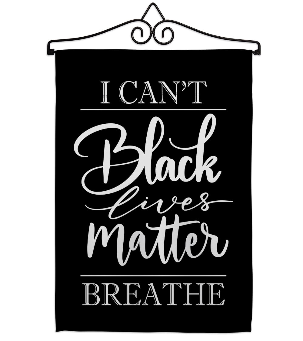 Details about / 10PCS I CAN/'T BREATHE Flag Banner Wall Hanging Advertising Flags American Black