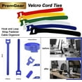 thumbnail image 5 of PremGear Bundle for NexiGo N60, N620, N660, N680, N930, N950, N960 & N980 Webcams, Includes; PremGear Extendable Desktop Tripod, USB Extension Cable, 6 Cord Ties & Cloth, 5 of 6