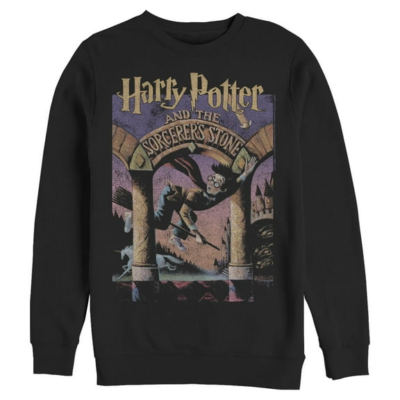 Men's Harry Potter Retro Book Cover Sweatshirt