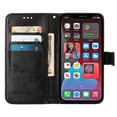 thumbnail image 2 of Ancove for iPhone XS/X Wallet Case,Card Holder [Kickstand] [Wrist Strap] Embossed Butterfly PU Leather Magnetic Flip Case Cover for Women Girls, Black, 2 of 6