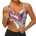 thumbnail image 3 of Yiaed Orchids Flowers Print Ladies Waistcoat Women Sports Vest Vest Sports Women Sports Top Yoga Vest for women-X-Large, 3 of 8