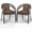 Brown, variant on ELPOSUN Outdoor Dining Chairs Set of 6, Wicker Patio Chairs with Metal Frame, Rattan Indoor-Outdoor Chairs for Bistro, Deck, Backyard, Porch, Restaurant Stack Chair 6 Pack (Black)