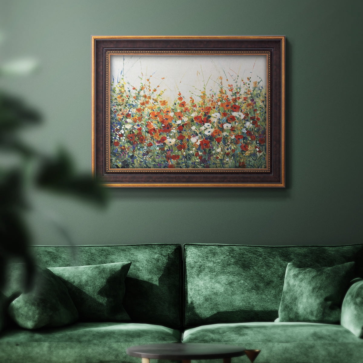 Garden in Bloom I Premium Framed Canvas- Ready to Hang