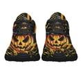 thumbnail image 5 of Halloween Pumpkin American flag Shoes Sneakers Black Size 10, 5 of 7