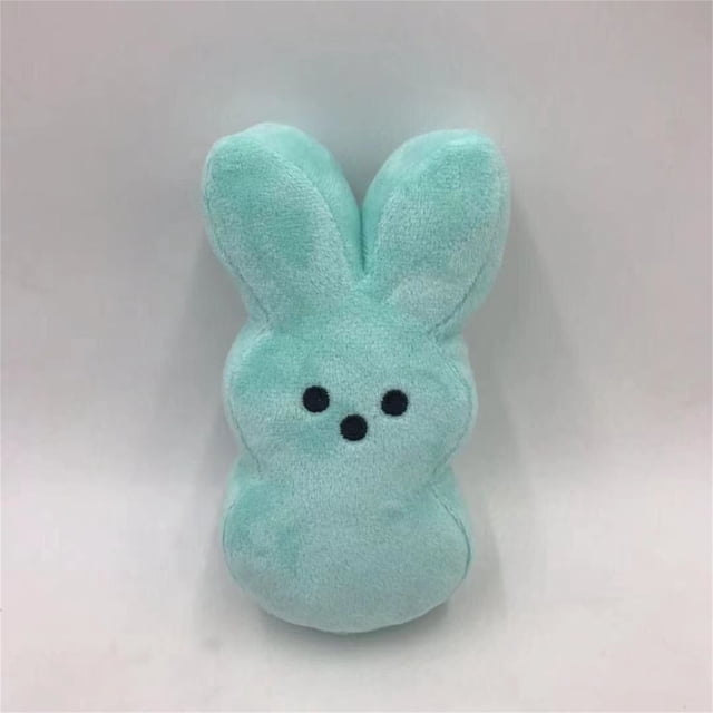 Easter Bunny Peep Plush Doll, Adorable Soft Plush Bunny toy for Kids Cute and Cuddly Stuffed Animal, Gifts and toys That Everyone Need During Easter(Green)
