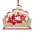 thumbnail image 2 of JHGoosa Personalised Family Christmas Xmas Tree Decoration Ornament Family Xmas Decorating, 2 of 2
