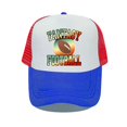 thumbnail image 1 of Green Red American Rugger Funny Printed Vintage Snapback Cap Fantasy Football Rugby Trucker Hat Outdoor Exercise Adult Hat YP07056-60cm for adult Gao Jinjia LED, 1 of 2