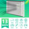 thumbnail image 6 of 2 Pack 413 Replacement Filter Compatible with AprilAire Whole House Air Purifier 1410, 1610, 2410, 2416, 3410, 4400, MERV 13, 16 x 25 x 4 Air Filter, 6 of 6