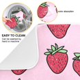 thumbnail image 2 of Yayeee Dish Drying Mat for Kitchen Counter 18"x24" Microfiber Absorbent Pad, Cartoon Strawberry, 2 of 7