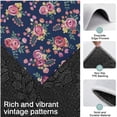 thumbnail image 3 of Pioneer Flower Floral Print Pattern Kitchen Rugs Sets Of 3,Kitchen Runner Rugs Non Skid Washable,Decorative Kitchen Floor Mats for Kitchen,Sink,Laundry,17"x30"+ 17"x47" + 17"x59", 3 of 6