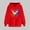 Red(New), variant on PNTUTB Womens Tops Loose Basic Tees Sweatshirts Casual Comfortable Long Sleeve Hoodie Pullover Blouses