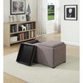 thumbnail image 4 of WyndenHall  Franklin Contemporary Storage Ottoman Set, 4 of 7