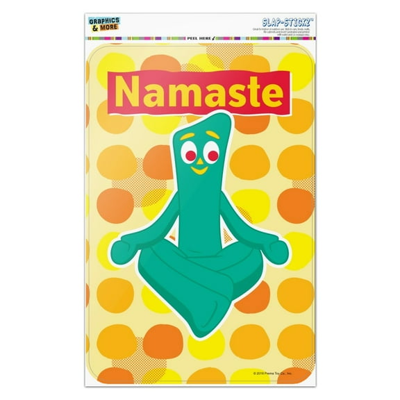 Namaste Gumby - Yoga Meditation Home Business Office Sign