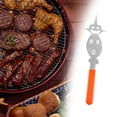 thumbnail image 1 of Tenedor para Barbacoa, Herramientas para Parrilla, Suministros de Cocina Reutilizables Multiusos Portátiles, Accesorios para Barbacoa para El Hogar, B chico naranja DYNWAVEMX Tenedor de barbacoa, 1 of 8