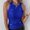 Blue, variant on Women's New Sequin Vest Sleeveless Round Neck Base Inner Layer Outerwear Layer Vest Hottie Club Party Camouflage