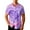 Purple, variant on Valentine T-Shirt for Men Hear Printed Summer Beach Casual Short Sleeve Button Down Lapel Shirts,Valentines Gift Ideas for Him Shirt