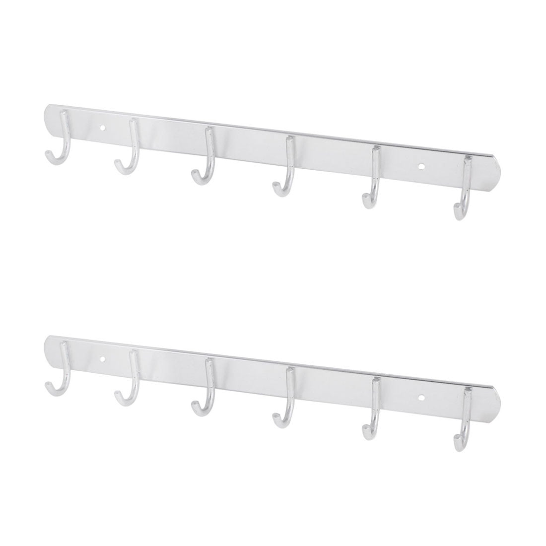 Wall Mounted Kitchen Self  Bag Clothes Hanging Hook Rack Space Aluminum