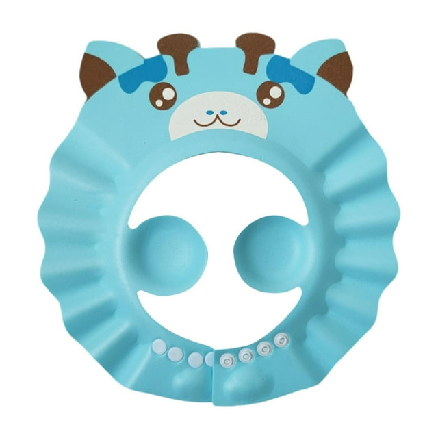 Gorra de shower champú para bebés, accesorios de ducha gorro de visor suave gorro de baño de baño gorro de ducha para niños niñas niñas