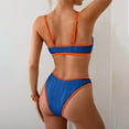 thumbnail image 5 of Two Piece Swimsuits for Women Xunlbb Women's 2025 Spring Fashion Sexy Hanging Neck Split Swimsuit Suits Swim Top with Shorts, 5 of 8