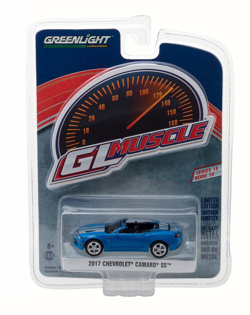 Hobby Exclusive Greenlight 1:64 2016 Chevy Camaro SS Gulf Oil 