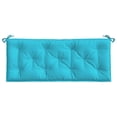 thumbnail image 2 of vidaXL Garden Bench Cushion Turquoise 120x50x7 cm Fabric, 2 of 5