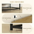 thumbnail image 3 of Buffet Armoire Style Ferme Moderne Armoire de Rangement avec Tablettes Ajustables pour Cuisine, Bar à Café, Salon, 3 of 6