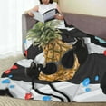 thumbnail image 6 of Susaid Pineapple With Black Glasses Print Microfiber Cleaning Cloth, Multi-Functional Cleaning Towels, Highly Absorbent Cleaning Rags,Cleaning Cloths for Car Kitchen Home-50"x40", 6 of 7