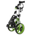 thumbnail image 3 of Caddymatic Golf X-TREME Chariot de Golf à 3 Roues avec Siège Blanc/vert, 3 of 7