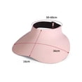 thumbnail image 2 of Wide Brim Sun Visor Hat for Women & Men, UPF 50+ UV Protection, Foldable Lightweight Sun Hat for Beach, Golf, Hiking and Outdoor Activities (Size/Colour as Pictured), 2 of 7