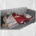 thumbnail image 6 of Wine Soft Flannel Fleece Throw Blanket, Modern Design Party Drink Beverage Product with Abstract Display, Cozy Plush for Indoor and Outdoor Use, 70" x 90", Red Burgundy White, by Ambesonne, 6 of 6