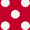 Ruby Red Decorative Dots, variant on Unique Blue and White Polka Dot Plastic Tablecloth, 54" x 108"