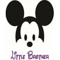 thumbnail image 1 of Little Brother Cartoon Character Decors Wall Sticker Art Design Decal for Girls Boys Kids Room Bedroom Nursery Kindergarten Home Decor Stickers Wall Art Vinyl Decoration (20x18 inch), 1 of 1