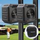 thumbnail image 1 of wonima11 2-Pack Golf Cart Speakers with Storage Case, IPX7 Magnetic Golf Speaker 24H Playtime, 36W Loud Stereo Sound Magnetic Bluetooth Speaker for Golf Cart, Golf Gifts for Men, 1 of 1