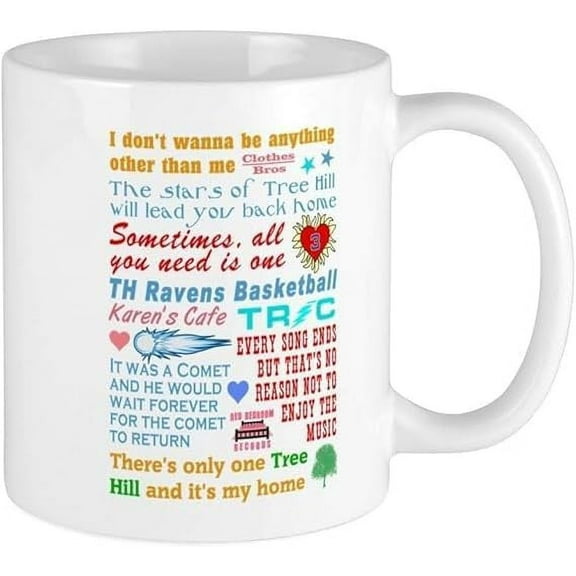 Nufar One Tree Hill Coffee Mug Funny Novelty Ceramics Tea Cup 11 oz