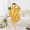 thumbnail image 6 of joogoo Wearable Blanket Hoodie for Fried Chickens Oversized Sherpa Hooded 3-14 YR M, 6 of 7