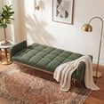 thumbnail image 5 of FENGFAN 69 Inch Teddy Fleece Adjustable Sofa Bed 3-Seater Green 69x31.3x30.7 in 1 Pack, 5 of 9