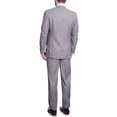 thumbnail image 3 of Raphael Men's Slim Fit Light Gray Wool-touch Two Button 2 Piece Suit, 3 of 6