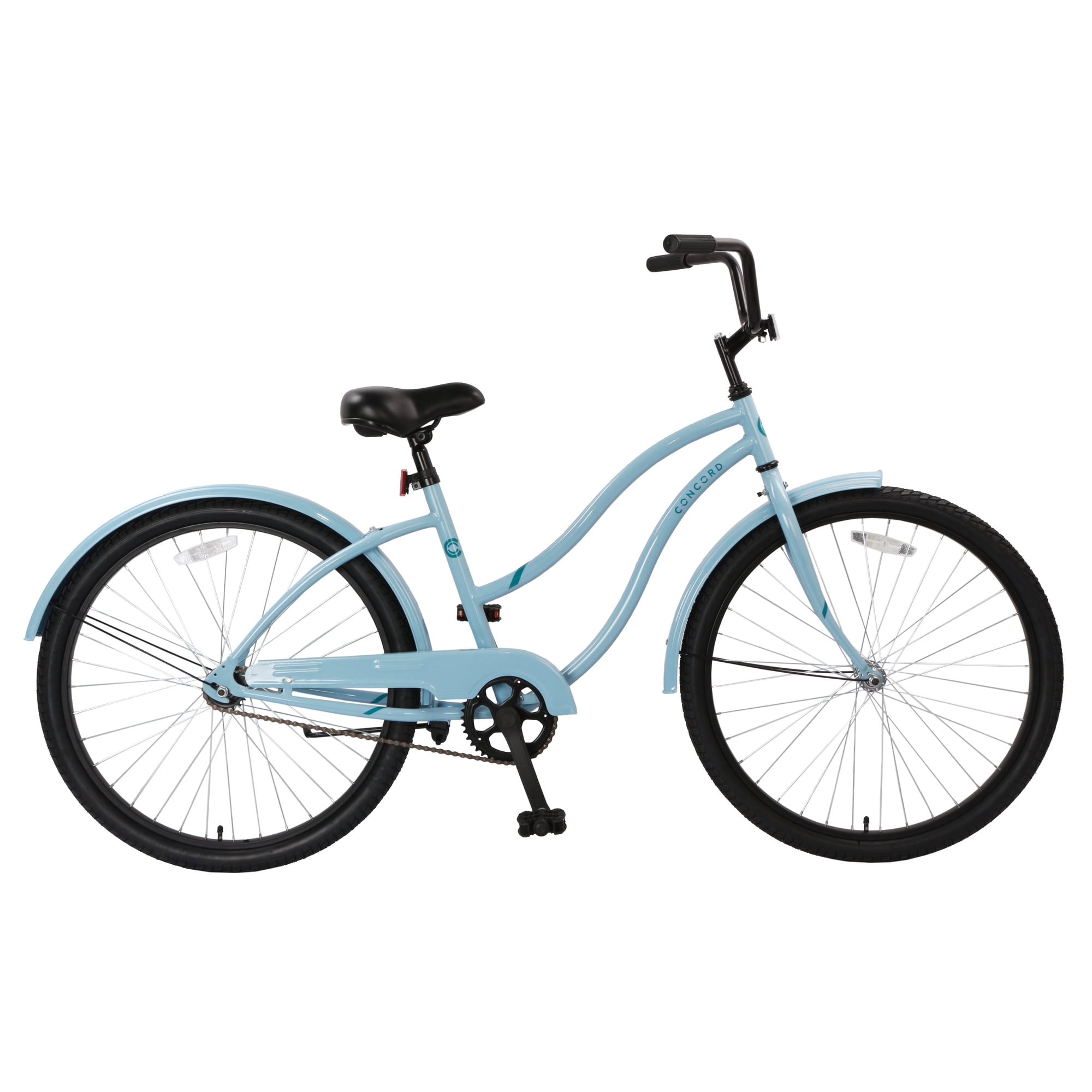 Concord Pacifica 26 in Cruiser Bicycle, Fits Riders 5 ft 2 in - 5 ft 10 in+, Adult, Unisex, Blue