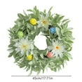 thumbnail image 3 of Silk Wreath Door Hanger Easter Egg Chrysanthemum St. Patrick's Day Rabbit Ear Vine, 3 of 6