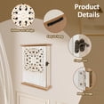 thumbnail image 3 of Wood Key Holder Storage Box Wall Mounted Key Cabinet Key Rack Versatile Key Holder Storage Box Space Saving Key Cabinet Key Rack for Home Hangable Key Hook Holder, 3 of 10