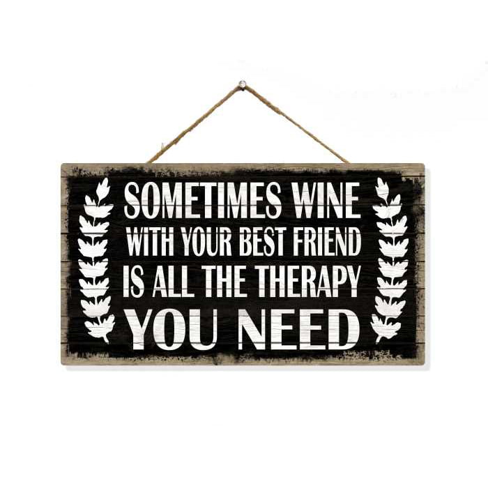 Decorative Fun WINE Designs Wood 10x5 Plaque Sign Your Choice NEW Gift 