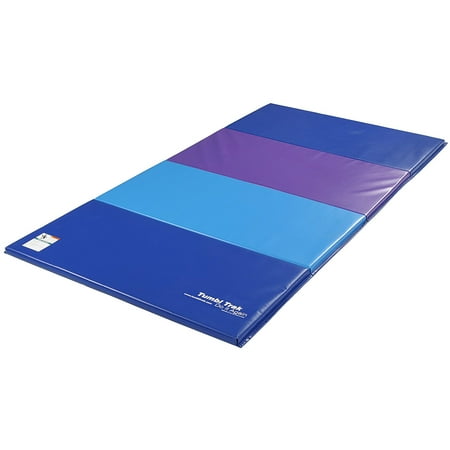 Tumbl Trak Folding Gymnastics Tumbling Panel Mat Walmart Com