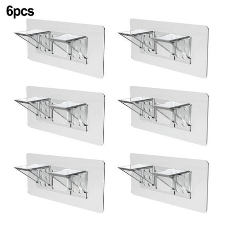 

Clupup Punch-free Cabinet Layered Shelf Triangular Support Frame Movable Layer Bracket 6 Pcs