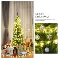 thumbnail image 3 of Patiojoy 5' Slim PVC Artificial Pencil Christmas Tree Home Holiday Decor Green, 3 of 9